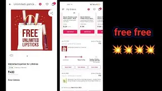 🎉Myglamm 0/- rs lipstick unlimited freelipstick for life time ll limited time offer🎉#@firdoskhan8