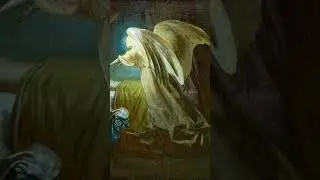 Илья Репин. Ангел смерти истребляет первенцев египетских (эскиз). 1865   #1865