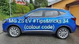 MG ZS EV #Tips&tricks 34 (Colour Code)