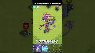 Hero Bell New Crafted Defence at Th18 #shorts #clashofclans