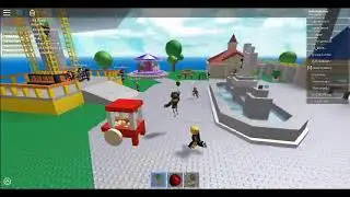 playing natural disaster survival (by my self this time)I MADE THE ROCKET FLY