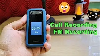 Call Recording and FM Recording in Nokia 2660 Flip Dual 4G Phone 😲|| Nokia Music Player ||