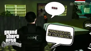 ABORDAGEM POLICIAL EM LOS SANTOS | GTA SAN MOD BOPE TROPA DE ELITE OFFLINE!!!