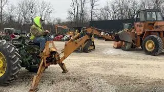 218248 Woods 3 Point Backhoe Attachment  MCGREW AUCTION