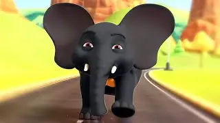 Ek Mota Hathi Jhoom Ke Chala | Hathi Raja | Popular Hindi Rhymes for Kids