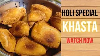 Namkin khasta recipe | tea time snacks | Holi special | chhaya's recipe