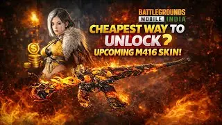 How to get new m416 skin in BGMI | cheapest way to get gilt skins 🔥 #bgmi #pubgmobile 