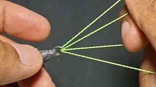 Tricks for tying fishing hooks, tying sinkers is easy and strong 