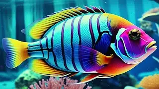 The Best 4K Aquarium - Dive into the Stunning Underwater World, Sea Jellyfish, Coral Reefs. #4k