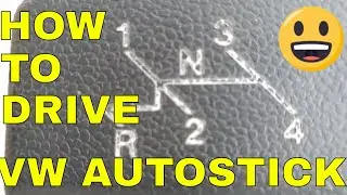 HOW TO : HOW TO DRIVE A CLASSIC VW BEETLE AUTOSTICK TRANSMISSION.