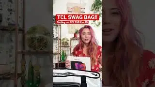 TCL SWAG BAG testing the new TCL TAB Pro 5G! #shorts #TCL #Unboxing #5G #techreview #WhistleOut