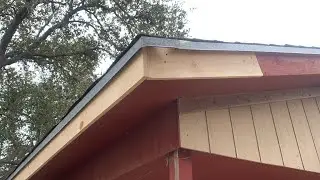 Day 4 just a slow day replacing some soffit and fascia boards