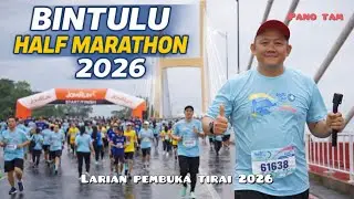 FIRST TIME BINTULU HALF MARATHON 2026 | Ramai Peserta & Full Energy