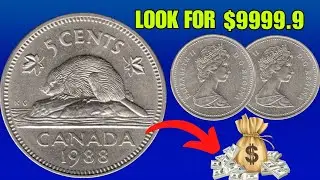 MOST VALUABLE CANADA 5 CENT COIN VALUE REVEALED? THE CANADIAN 5 CENT MAKE SHOULD YOU BILLIONAIRE!!