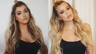Khloe Kardashian Inspired Hair Tutorial! | BELLAMI HAIR | Rachel Leary