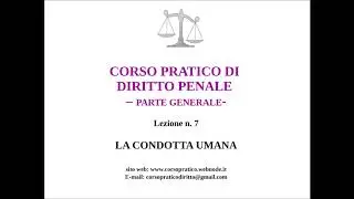 7  LA CONDOTTA UMANA