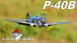 FMS P 40 980mm FLYING TIGER TEASER TRAILER DH2