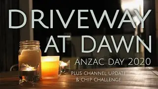 DRIVEWAY AT DAWN // ANZAC Day Drone // Husband vs Wife Chip Challenge