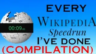 Every Wikipedia Speedrun I've Done (compilation)