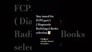 FCPS part 1.#Diagnostic Radiology #Books#Guidlines