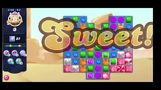 Candy Crush Saga level-4162//New version //Nightmarishly hard level//with one free switch