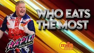 Ricky Evans Reveals which darts player eats the most!
