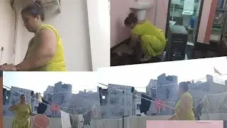 🌸 room ki deep 🪣🧹cleaning kar di is kadake ki thand mein bhi🤷#subscribe #housewifelife 