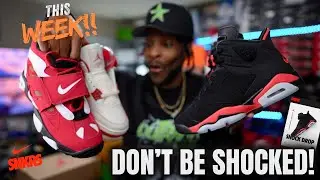 THE JORDAN 6 INFRARED SHOCK DROPPED TODAY IN THE UK WILL THE U.S BE NEXT? EVERYTHING THIS WEEK