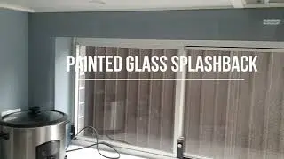 Painted Glass Splashback