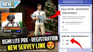 BGMI Lite Pre - Registration Link (470MB)  | How To Pre-Registration Pubg Lite Indian Version