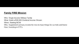 Welcome to Family FIRE Mission: Our Plan to Build a $30,000 Dividend Income Stream