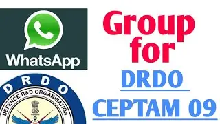 Join whatsapp group for DRDO Ceptam 09 | what's app group for DRDO Ceptam aspirants