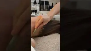 Unintentional ASMR Gua Sha Scalp Brush #asmr #guasha #scalpmassage #relaxation #asmrmassage