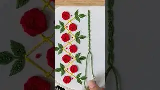 Amazing border embroidery design #shorts #viral #trending #new #border