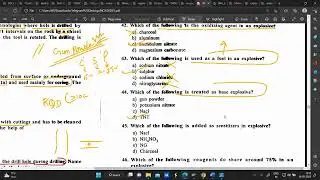 MCL/NCL MS/MCQ part 28/ live class/ blasting mcq/CMR 2017 @call 7004481782