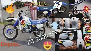 Restauração ou Reforma? Resultado da DT 200R 1999 Brasileirinha, escape Rocket inox 3 Polegadas...