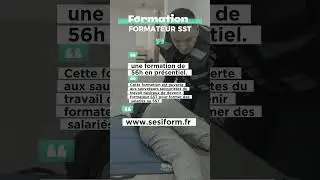 Formation de formateur SST disponible chez SESIFORM - www.sesiform.fr #agents #emploi #formation