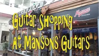 Guitar & Pedal Shopping at MANSONS Guitars.