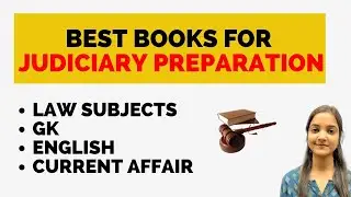 Best Book's for Judiciary Preparation | Best Law Book | Best Current Affairs Book for Judicial Exam