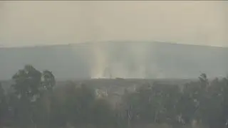Crews make progress on the Border 2 Fire in the Otay Mountains