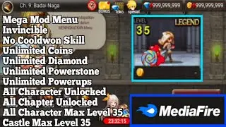 Kingdom Wars Mega Mod Menu Unlimited Coins Unlimited Diamond Unlimited Powerstone Unlimited Powerups
