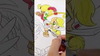 My little pony Coloring Apple Jack MLP