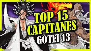 ¿Quién es el CAPITÁN MÁS PODEROSO del GOTEI 13? - TOP 15 CAPITANES MÁS FUERTES DE BLEACH | UchiHax