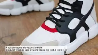 6 CM Taller Elevator Sneakers Tall Men Shoes Height Increasing Sports Shoes Chamaripa