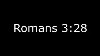 Romans 3:28