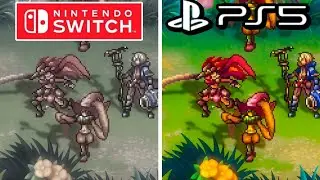 Wizmans World: Повторная попытка. Сравнение графики PS5 и Nintendo Switch.