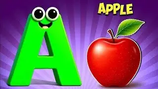 Simple ABC Phonics Song | A for Apple 🍎 | Kids Learning Video | Nursery Rhymes