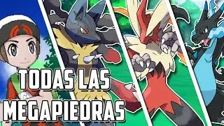 Ubicación de Todas las MegaPiedras en Pokémon Rubí Omega / Zafiro Alfa