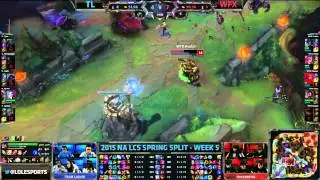 NA LCS Spring 2015 W5D1: Team Liquid vs Winterfox Highlights
