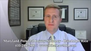 Maryland Personal Injury Attorney | Randolph Rice | Call 410-288-2900